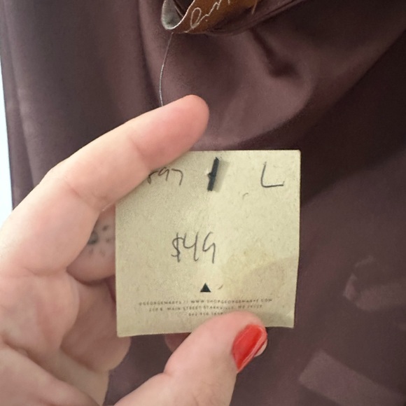 Beige Botany Blackless Mini Slip Dress - Picture 4 of 5